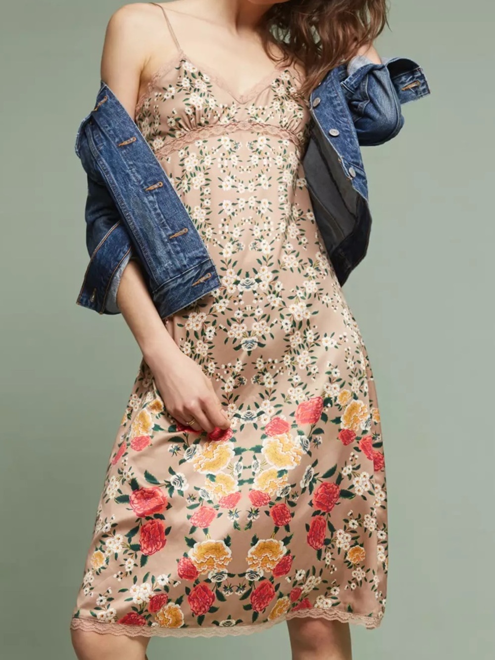 NBD Cerys Floral Slip Dress Size Small